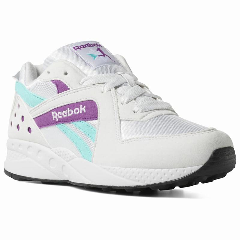 Tenisi Reebok Pyro Barbati Albi/Turcoaz/Negrii Romania IW4800RE